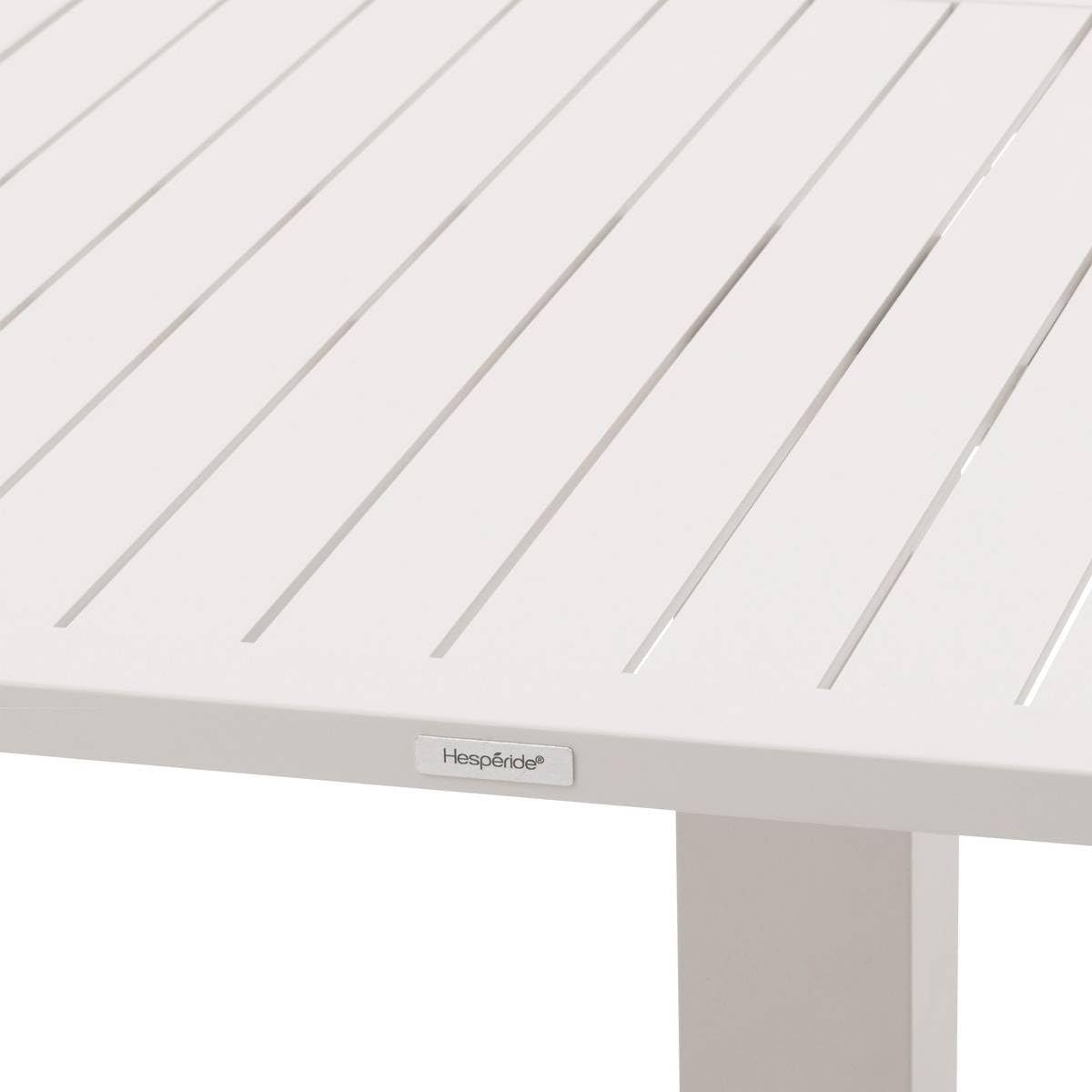 Hespéride - Salimia - table relevable carrée aluminium 110x110cm
