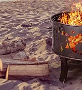 un foyer sur la plage