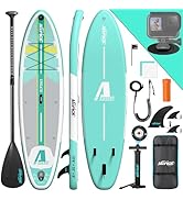ALLPICK Premium SUP Board Set Stand Up Paddle Board Gonflable, avec support universel pour appareil photo, etc.
