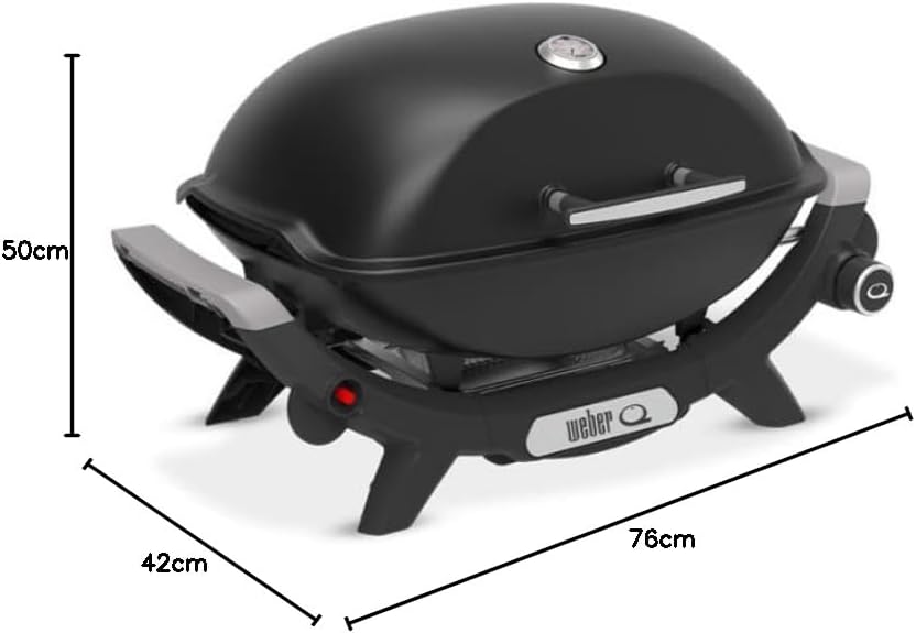 Weber - Q2100N série - 53x39cm - brûleur gaz, fonte émaillée, aluminium - 1501069
