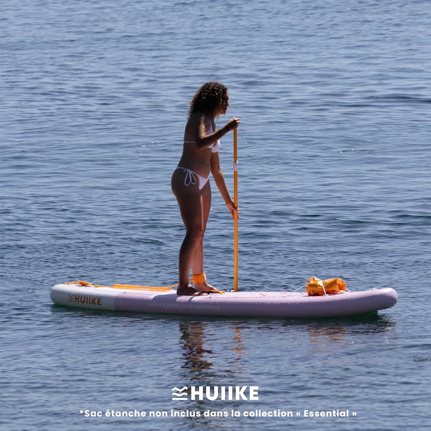 HUIIKE Paddle Gonflable Adulte avec Accessoires Inclus, Pagaie, Ailerons, Pompe. Planche de Stand Up Paddle Grande Stabilité et Résistance. 305 x 84 x 15 cm, Jusqu'à 130 kg