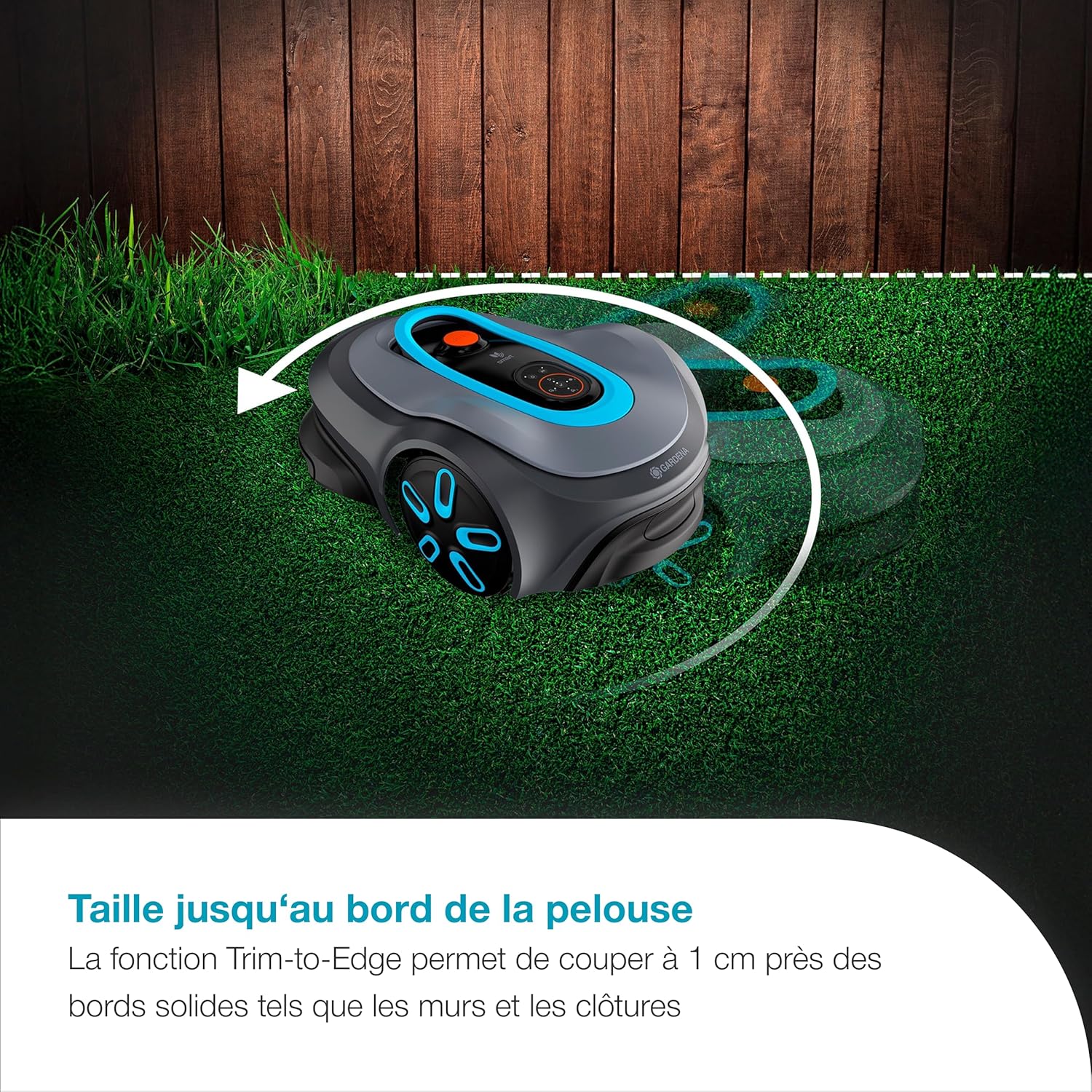 Gardena - smart SILENO max 800 m² - 800 m² - LONA Intelligence, Trim-to-Edge, DuoConnect, fonctionnement silencieux - 19