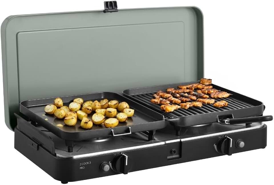 Cadac - 2-Cook 3 Pro Deluxe - grille barbecue portable 30mbar - sac inclus