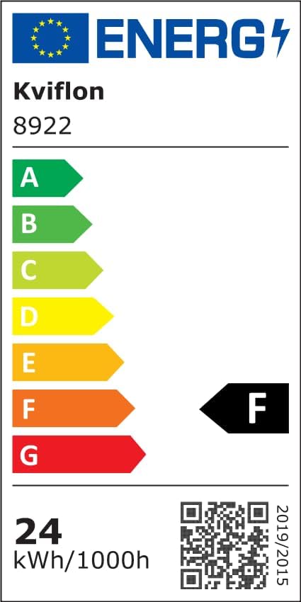 Kviflon - Ventilateur Plafond DC 127 cm, LED, télécommande, 3 pales
