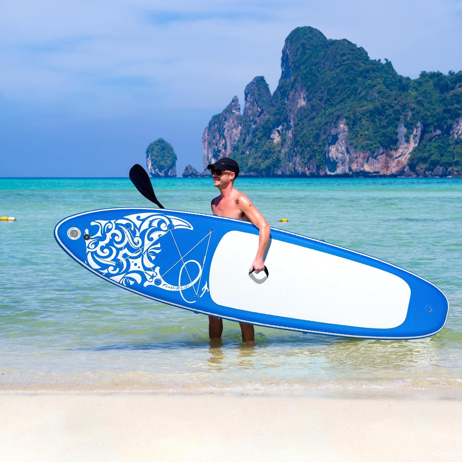 FEATH-R-LITE - Stand Up Paddle gonflable adulte - accessoires variés
