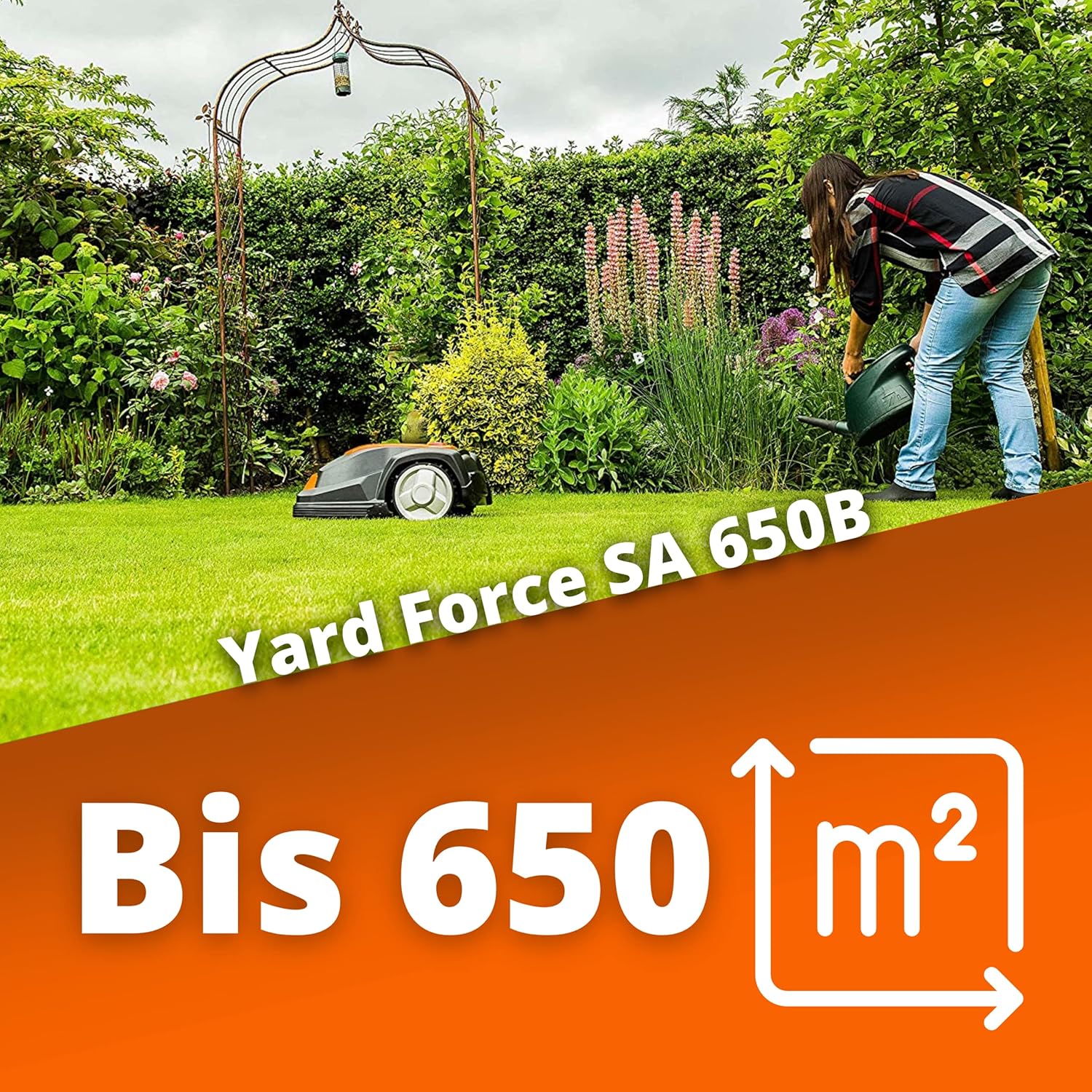 Yard Force - SA650B Série - 650m² - Capteurs obstacles et soulèvement