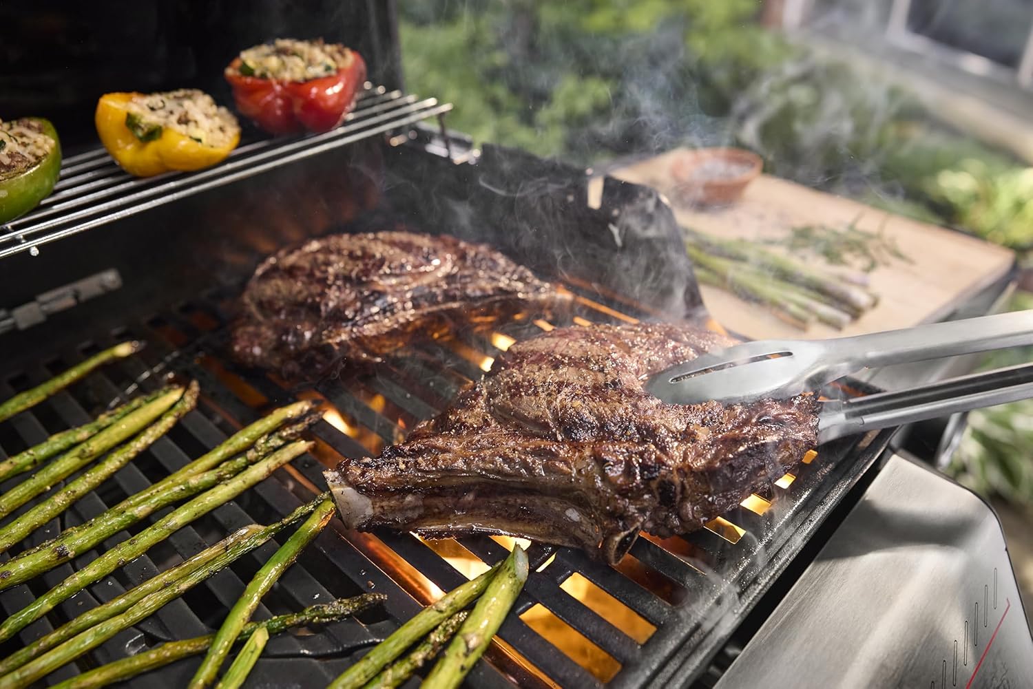 Weber - Spirit E-310 - 51 x 46 cm - 3 brûleurs, grille chaleur uniforme, roues durables