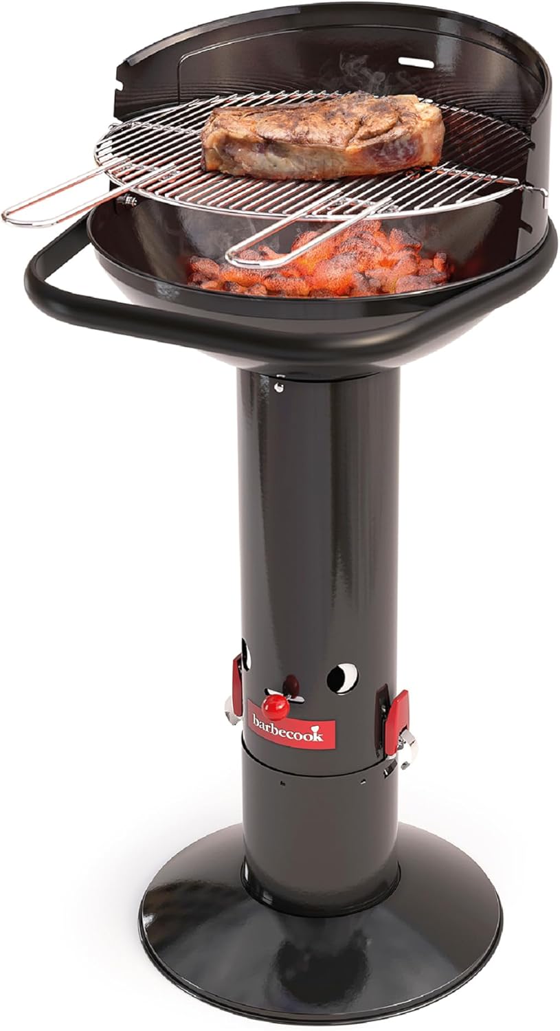 Barbecook - Loewy 45 - 43x43x97cm - barbecue charbon, pare-vent, 6 pers