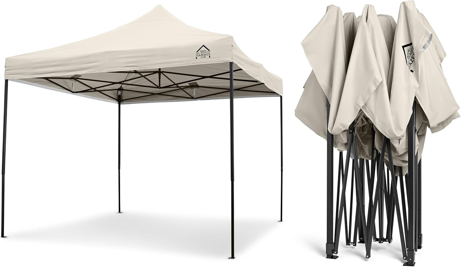 All Seasons Gazebos - Tonnelle pliante série premium - 3x3m - étanche, parois latérales, accessoires, haute qualité