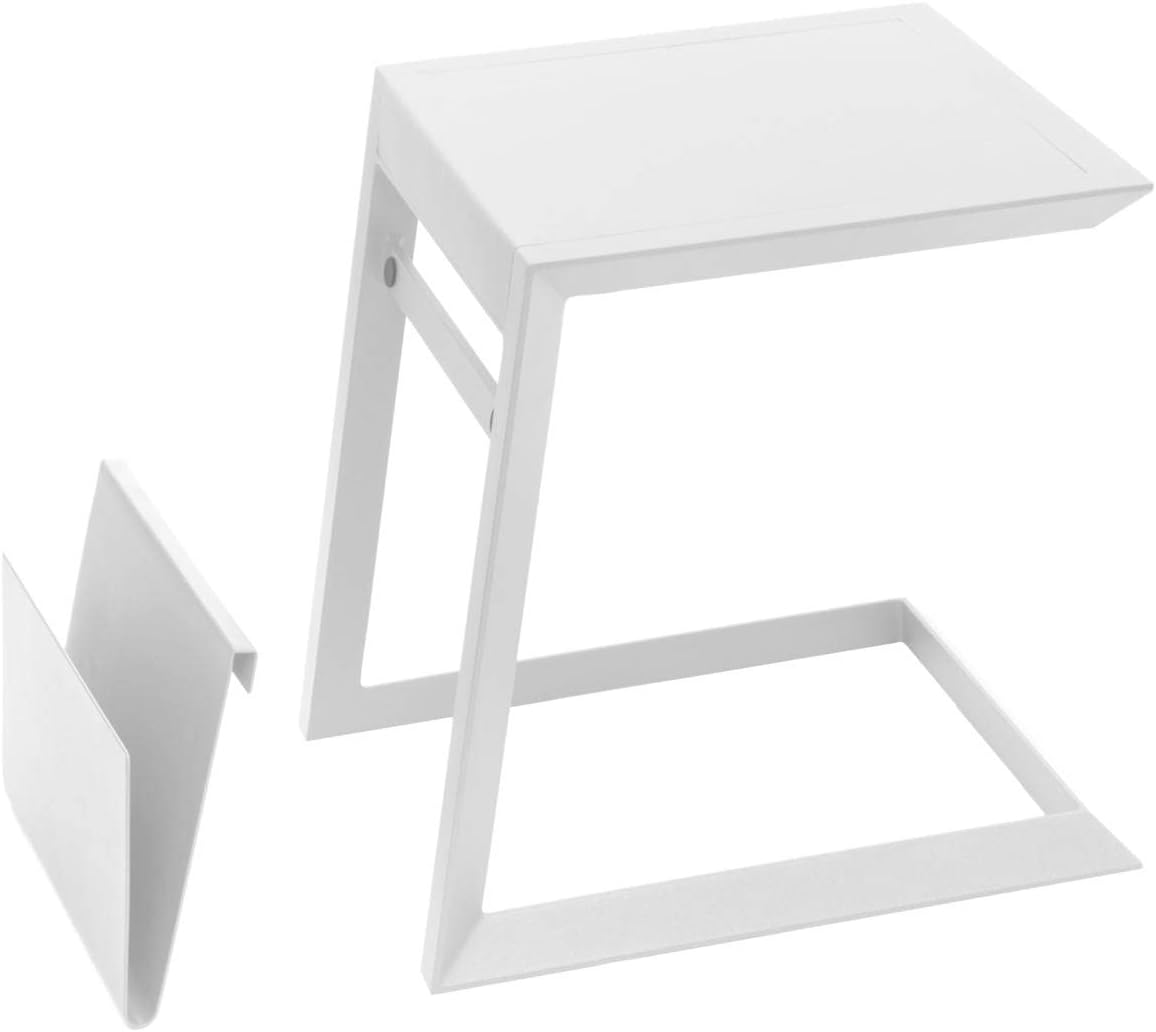 Hespéride - table d'appoint Allure - 50x50 cm - acier blanc