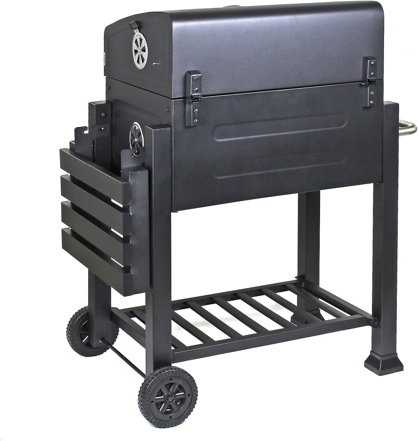 Wiltec - chariot barbecue - 1130x475x1000mm - thermomètre, anti-feu, rangement