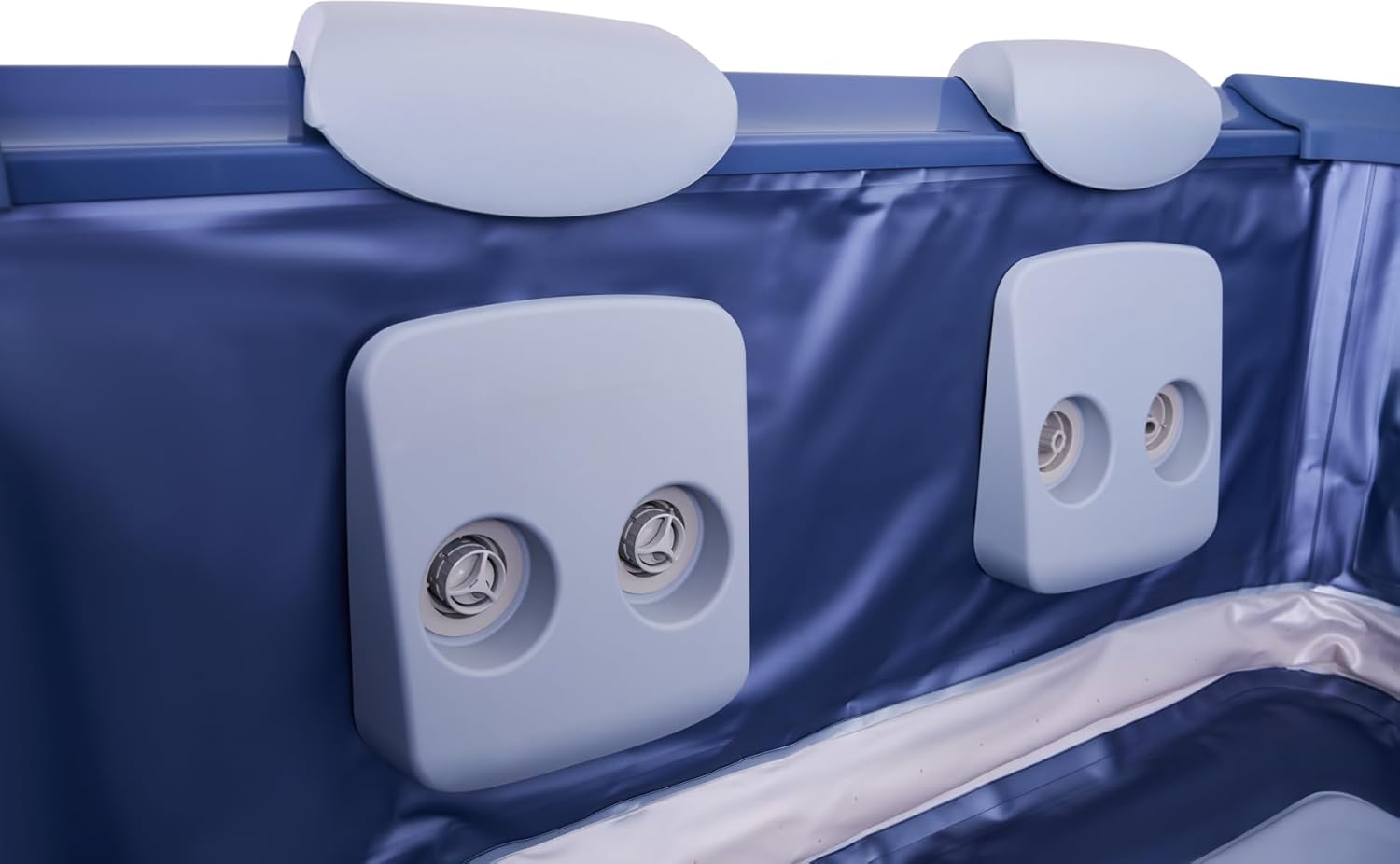 MSPA - Oslo Saphire - 160x160x65 cm - 6 pers, 120 jets massage, LED, chauffage, ozone, MSPA Oslo Saphire