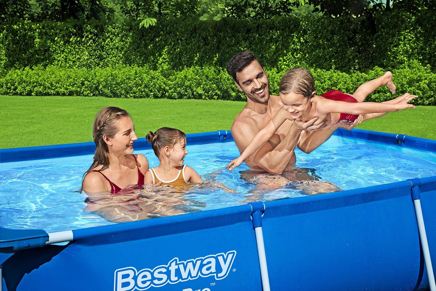 Bestway 56403 Piscine Hors Sol Steel Pro 259 X 170 X 61 cm