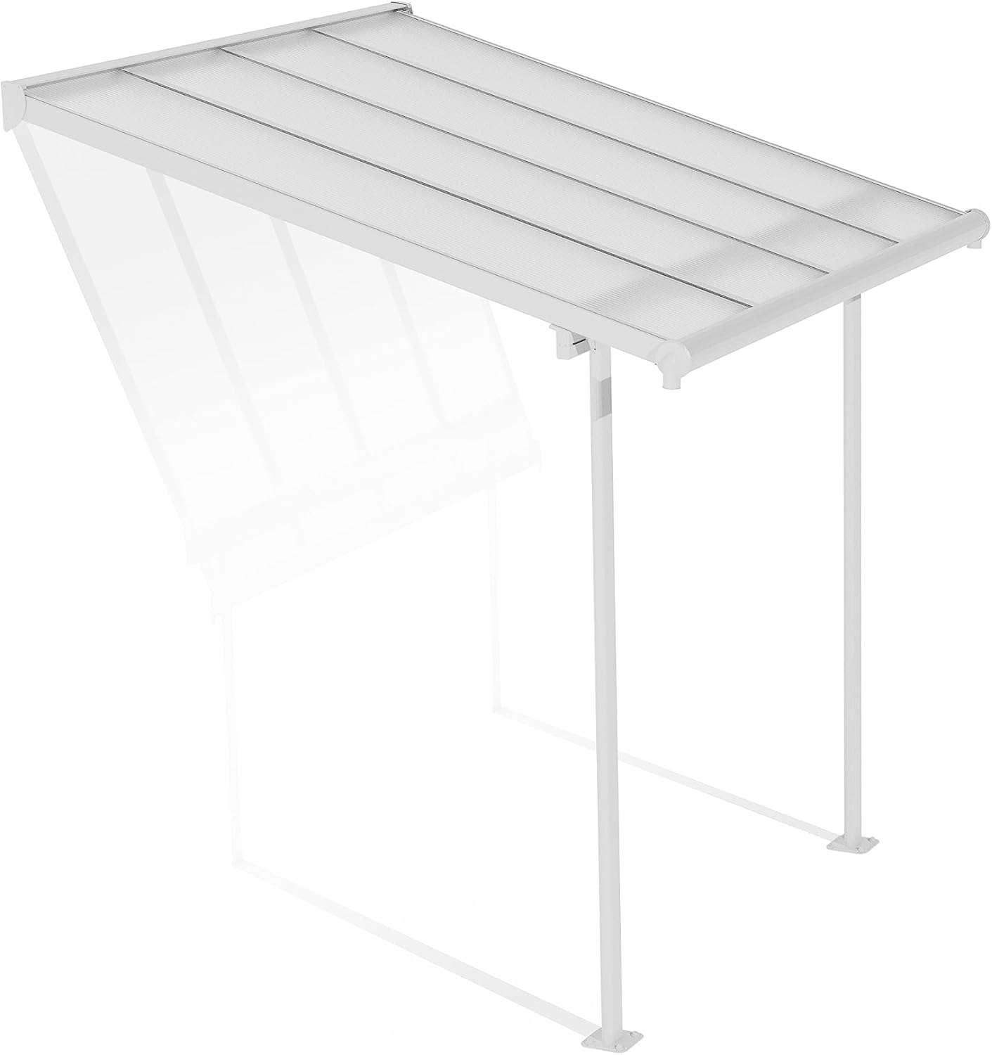 Canopia - Sierra - 5 m² - aluminium & polycarbonate, terrasse, blanc