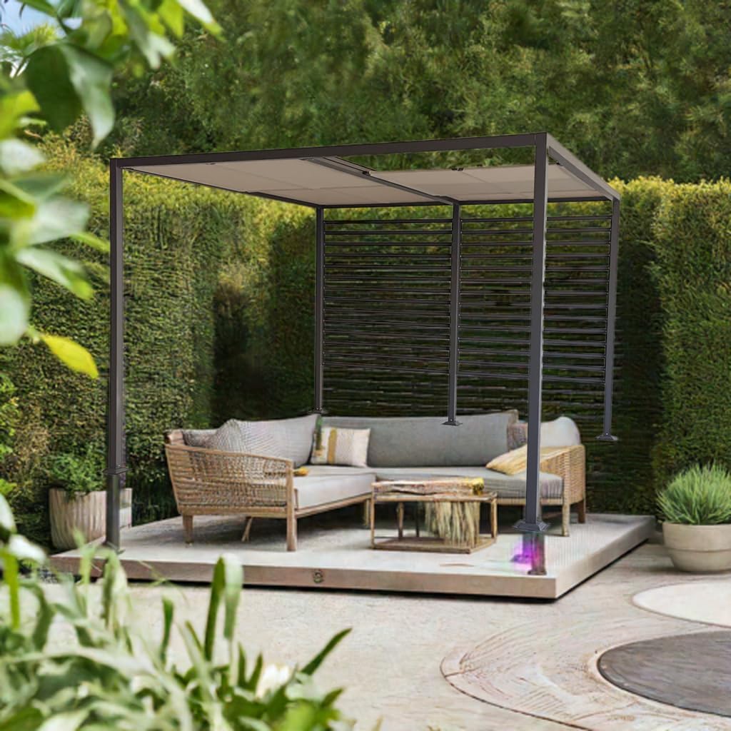 Jet-line - Amun - 3x4m aluminium - toit réglable, protection soleil