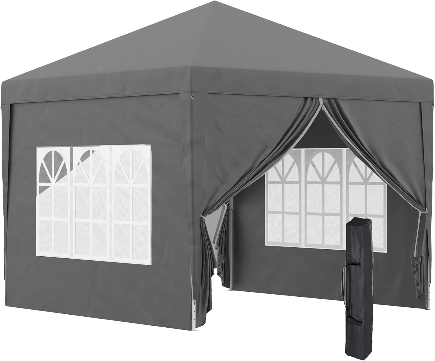 Outsunny - tonnelle pliante série Pop-up - 3x3m - 4 parois amovibles, sac de transport