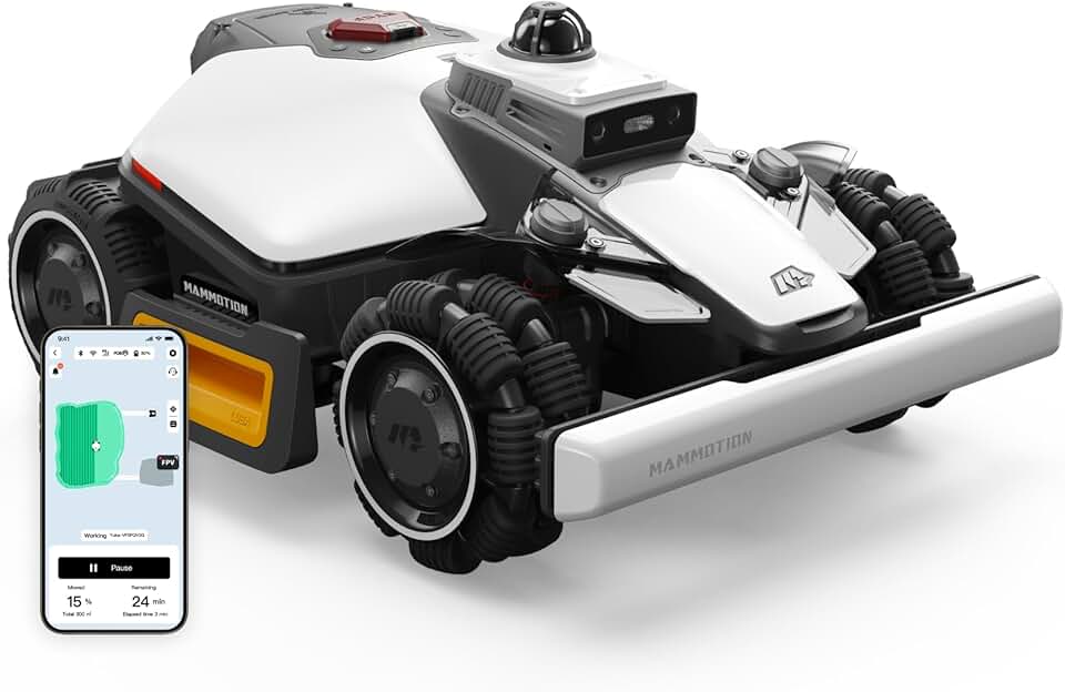 Mammotion - Luba Mini 2 AWD - 1500m² - LiDAR, double caméra IA, DropMow, 80% pente - LUBA Mini 2 AWD 1500