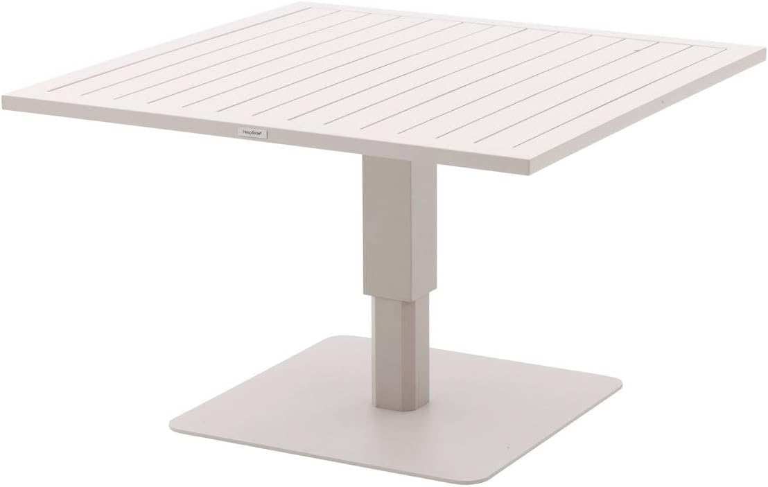 Hespéride - Salimia - table relevable carrée aluminium 110x110cm