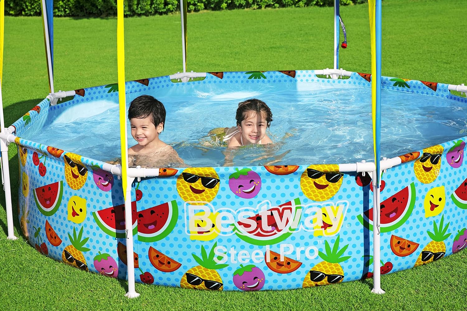 Bestway Piscine tubulaire Bleu 244 x 244 x 51 cm 1680 L 56432