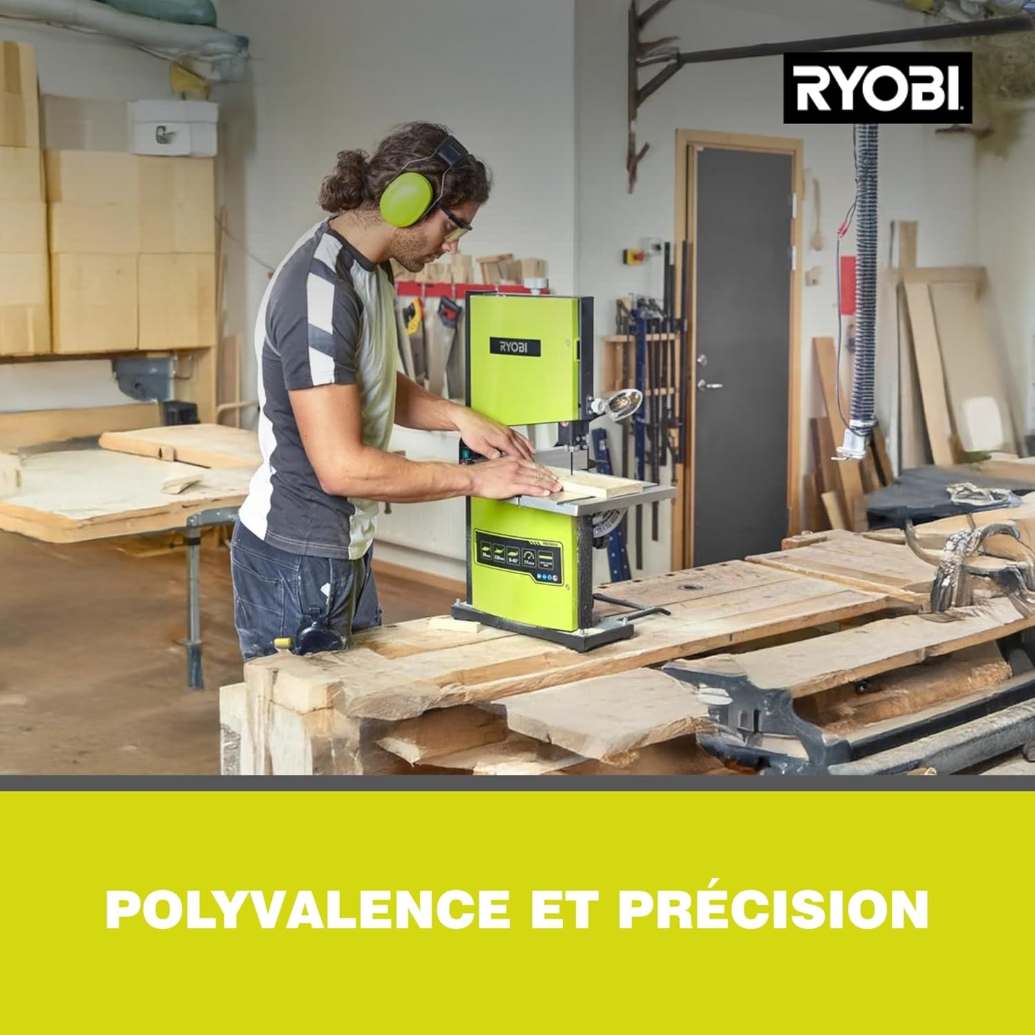 Scie à ruban stationnaire RYOBI 350W - 230mm - RBS904