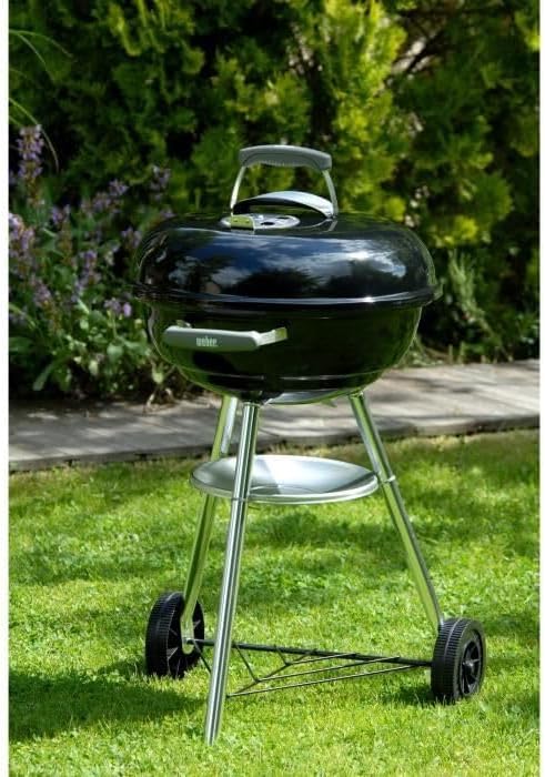 Weber - Compact Kettle - 47 cm - grille acier chromé, résistante chaleur et rouille