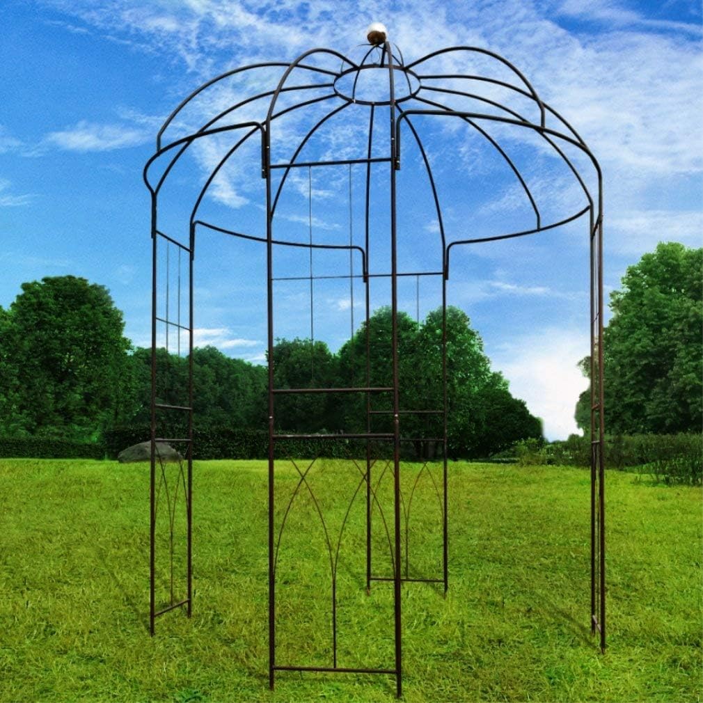 OUTOUR - support plantes grimpantes style cage oiseau, 9'x6'6