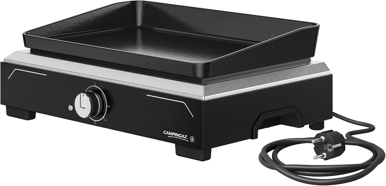 Campingaz - Plancha Electric 1 XD - compacte - plaque fonte émaillée