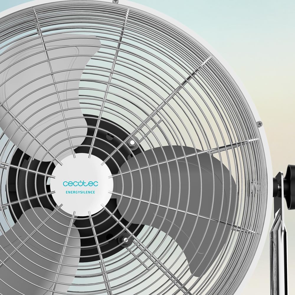 Cecotec Ventilateur Industriel EnergySilence 3000 Pro. 90 W, 16’’ avec 3 pales, Moteur en cuivre et 3 vitesses (4500 GyroPro)
