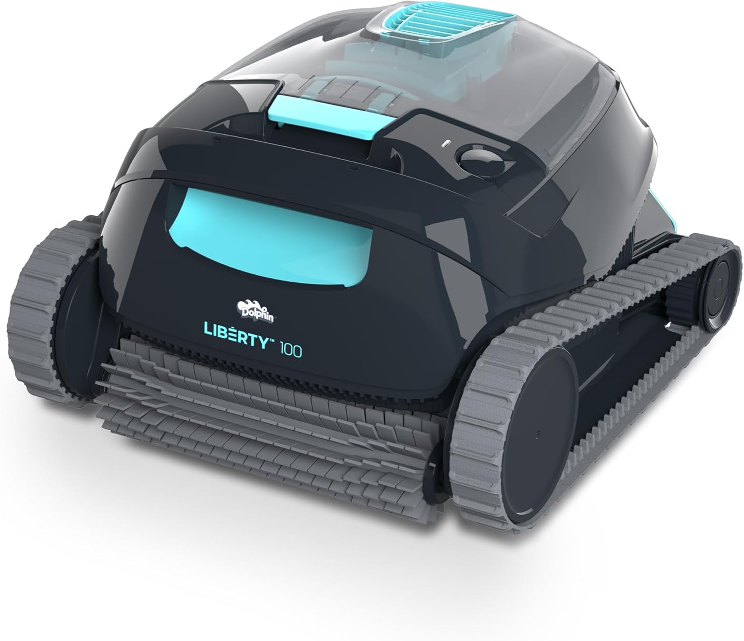 Dolphin Liberty 100 Aspirateur Piscine sans Fil, Robot Piscine Fond et Parois, Système de Filtration Fine, 120Min d'Autonomie, pour Piscines Enterrées & Hors Sol Jusqu’à 10 m
