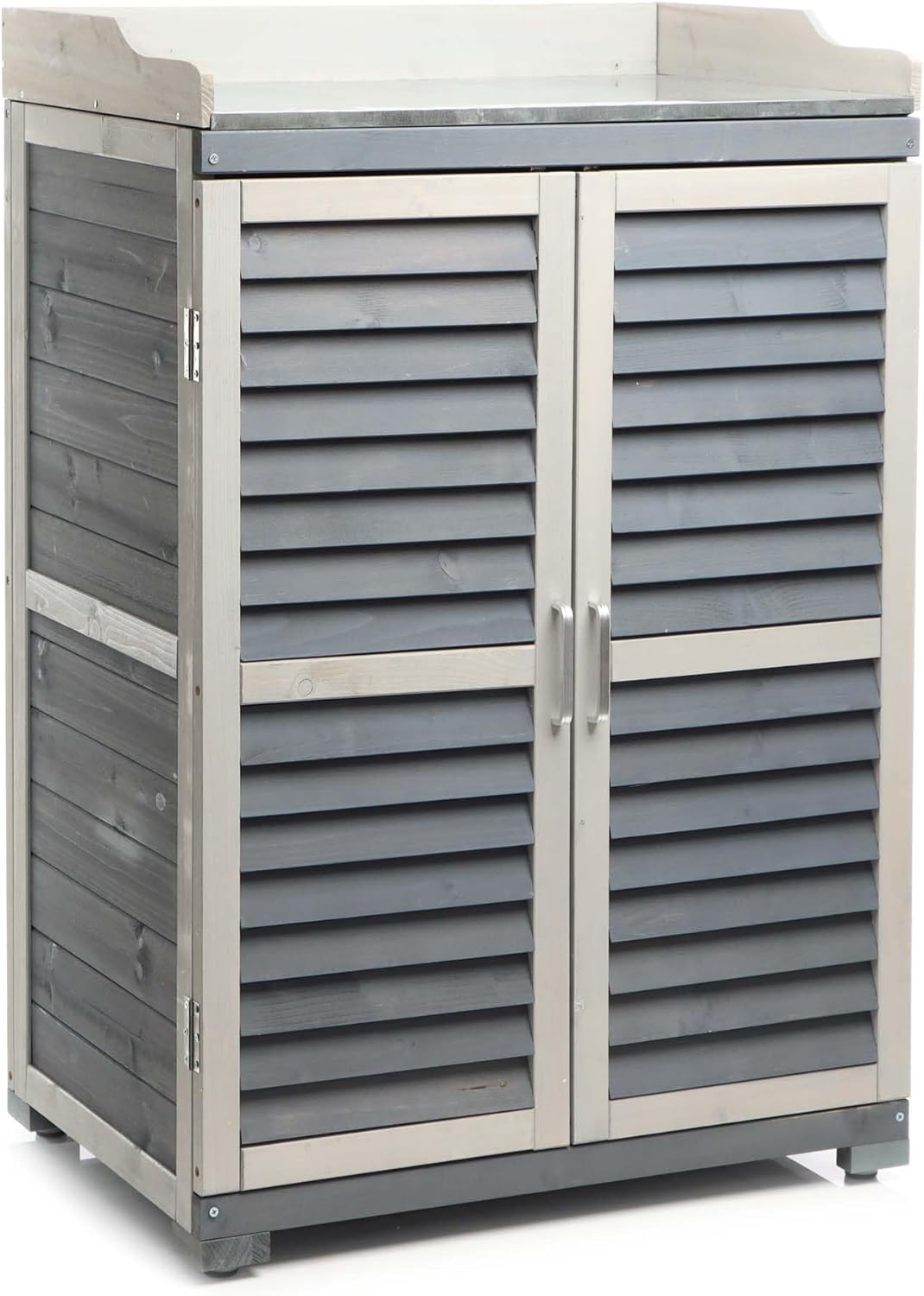 Wiltec - meuble de jardin - 670x465x997 mm - abri rangement inférieur