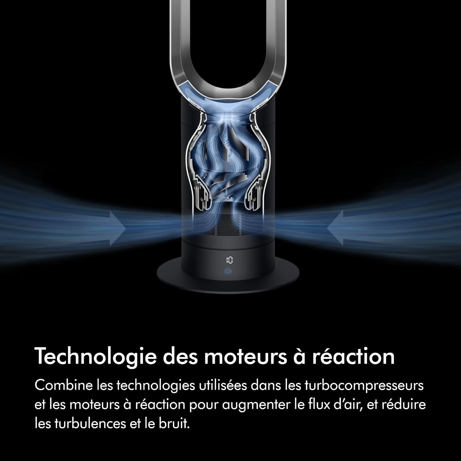 Dyson - ventilateur colonne Cool, Air Multiplier, blanc/argent, AM07