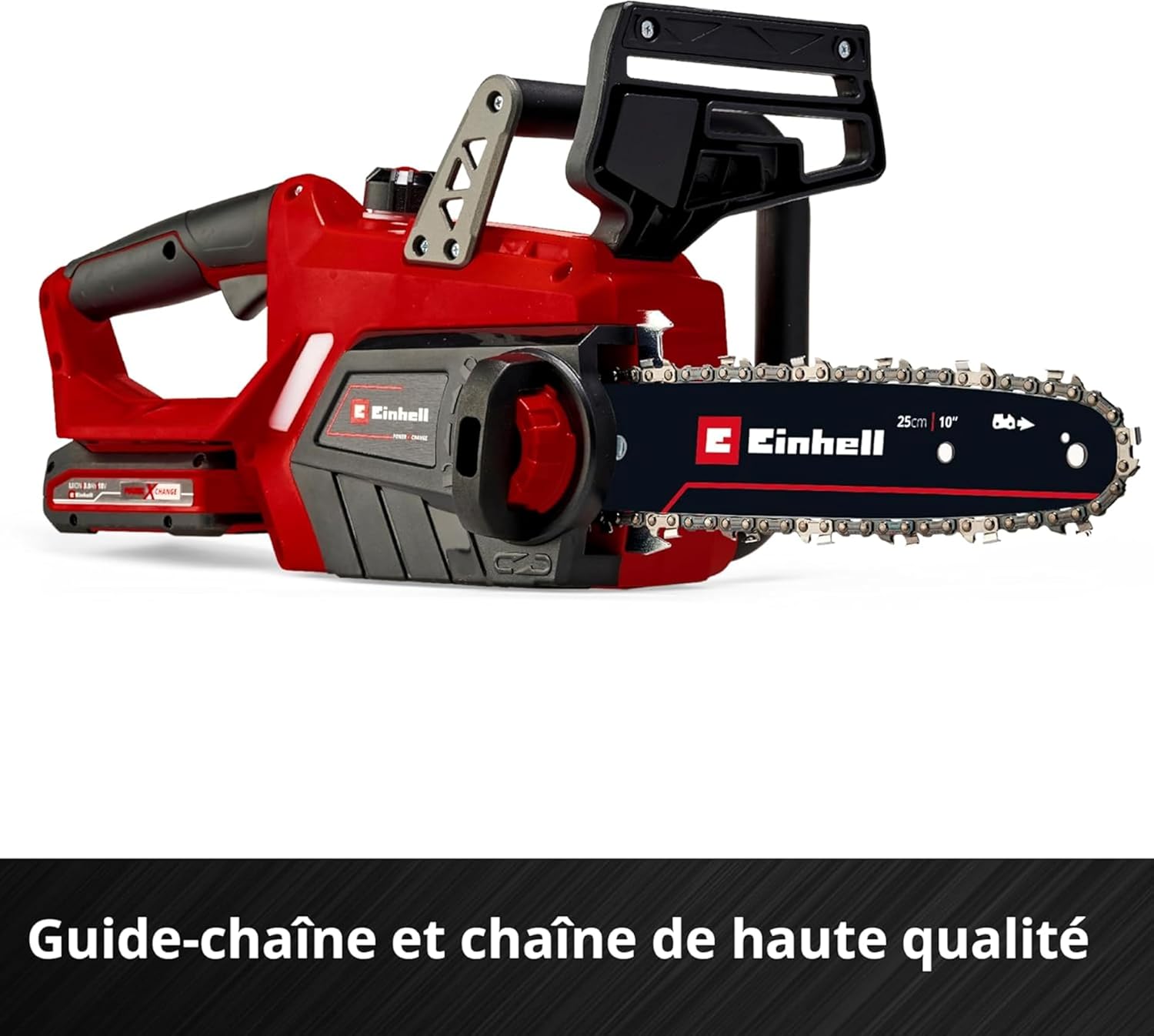 Einhell - tronçonneuse GE-LC 18/25 Li - 25 cm - sans fil, sans batterie, Power X-Change