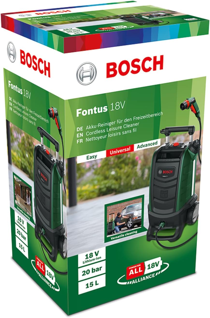 Bosch - Fontus 18V - compact sans fil, batterie incluse, carton