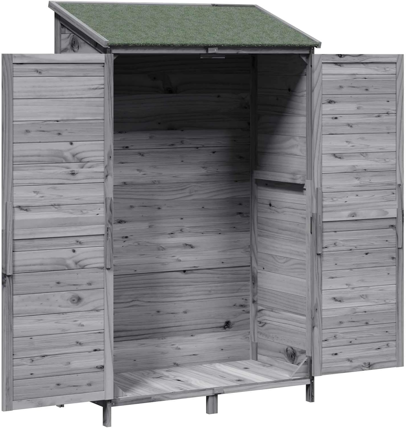 vidaXL - Abri de Jardin - 106x56x176,5 cm - bois, moderne, spacieux, aéré