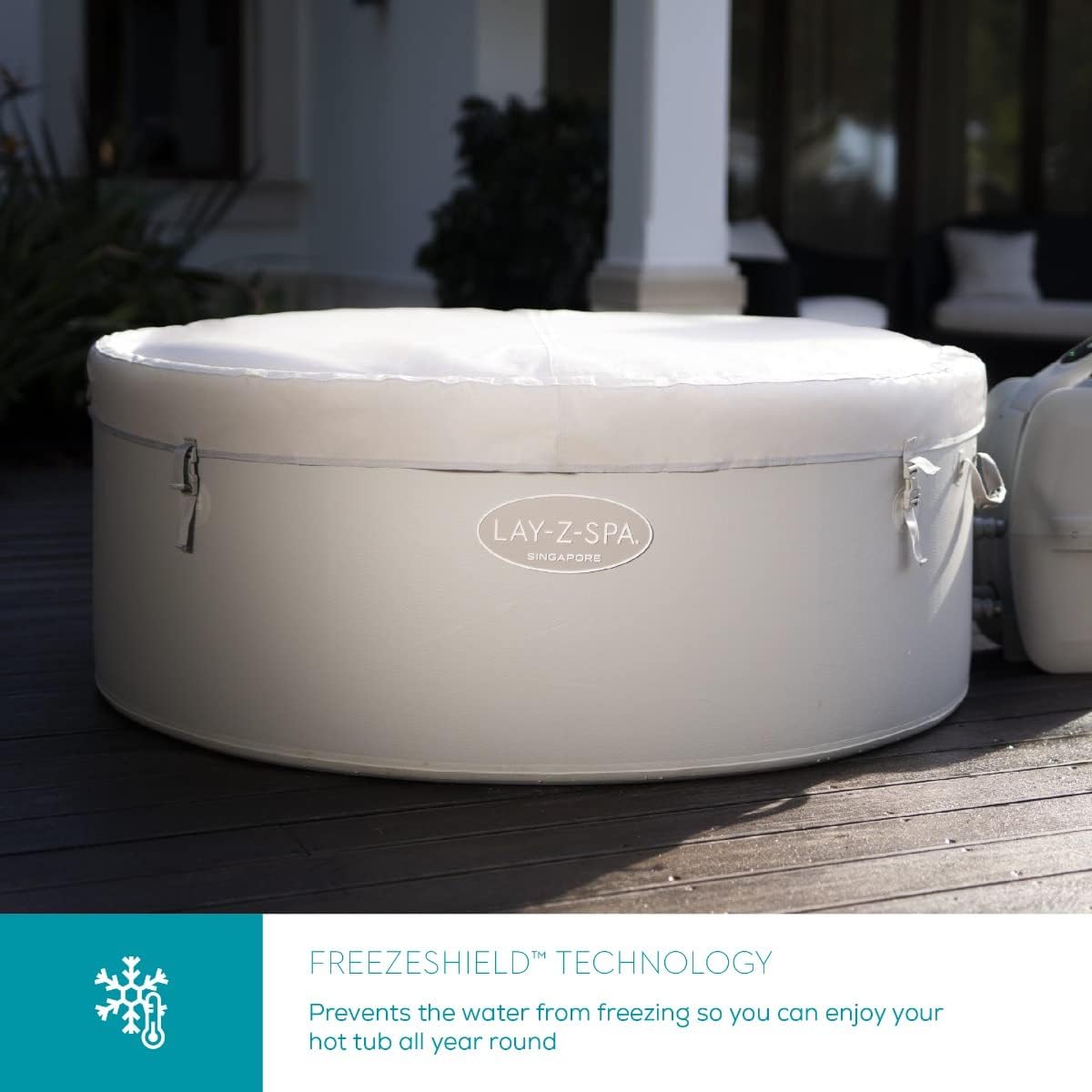 Bestway - LAY-Z-SPA Vancouver - 155x60 cm - 3-5 pers., Airjet Plus