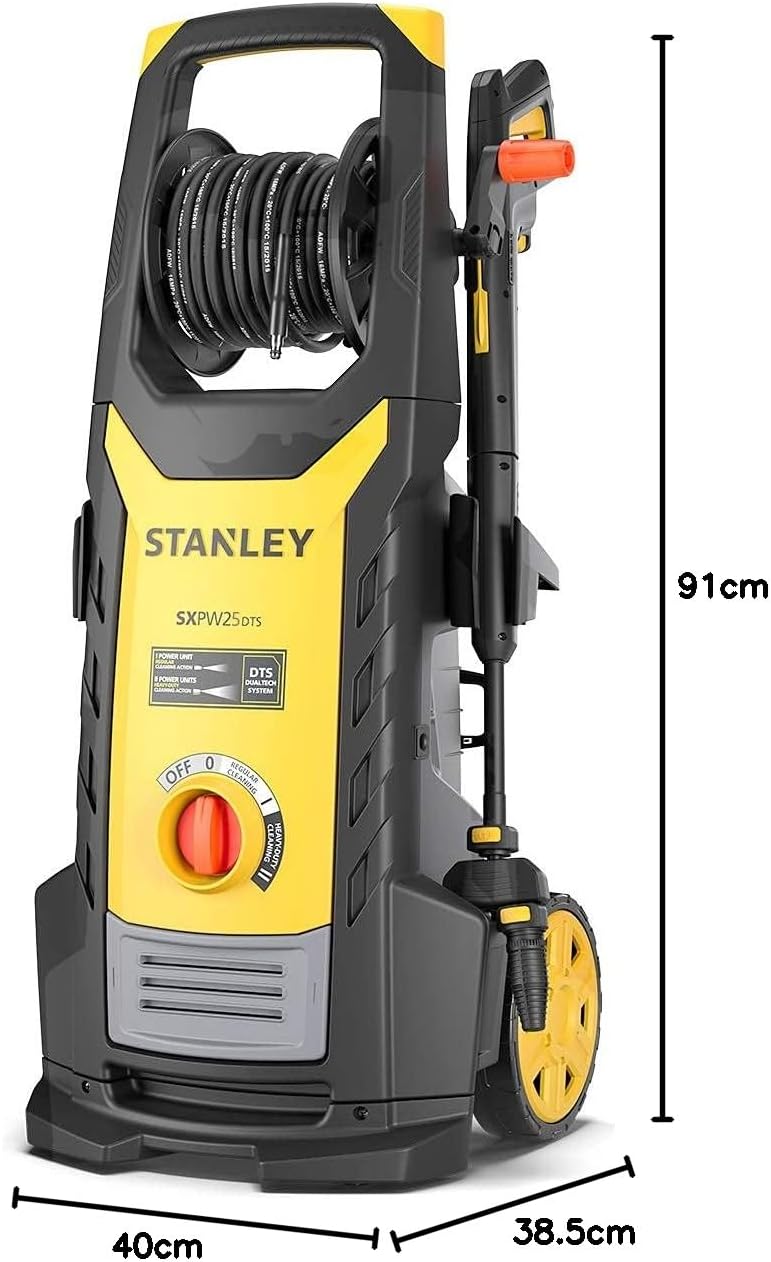 Stanley - SXPW25DTSE Nettoyeur haute pression 2500W, 150 bars, 810 l/h