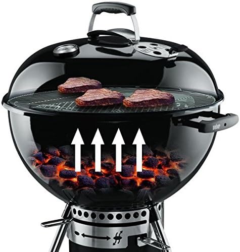 Weber - Master-Touch GBS - 57 cm - barbecue charbon, noir, grilles amovibles, 14501004