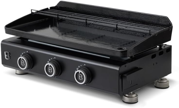 Brasero - Plancha Silvia EVO - 67x34 cm - 3 feux, grille, 7,95kW