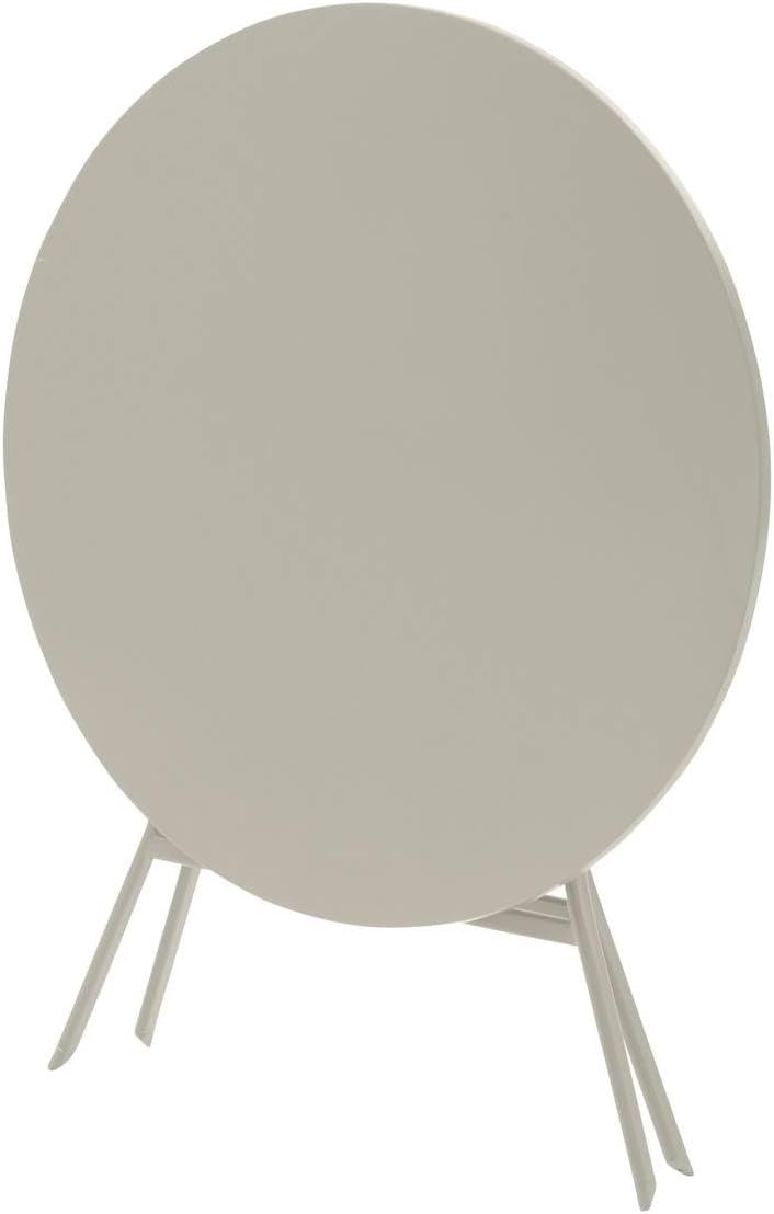 Hespéride - Greensboro série - ronde pliante Ø90cm - acier époxy 4 places - Gris Graphite