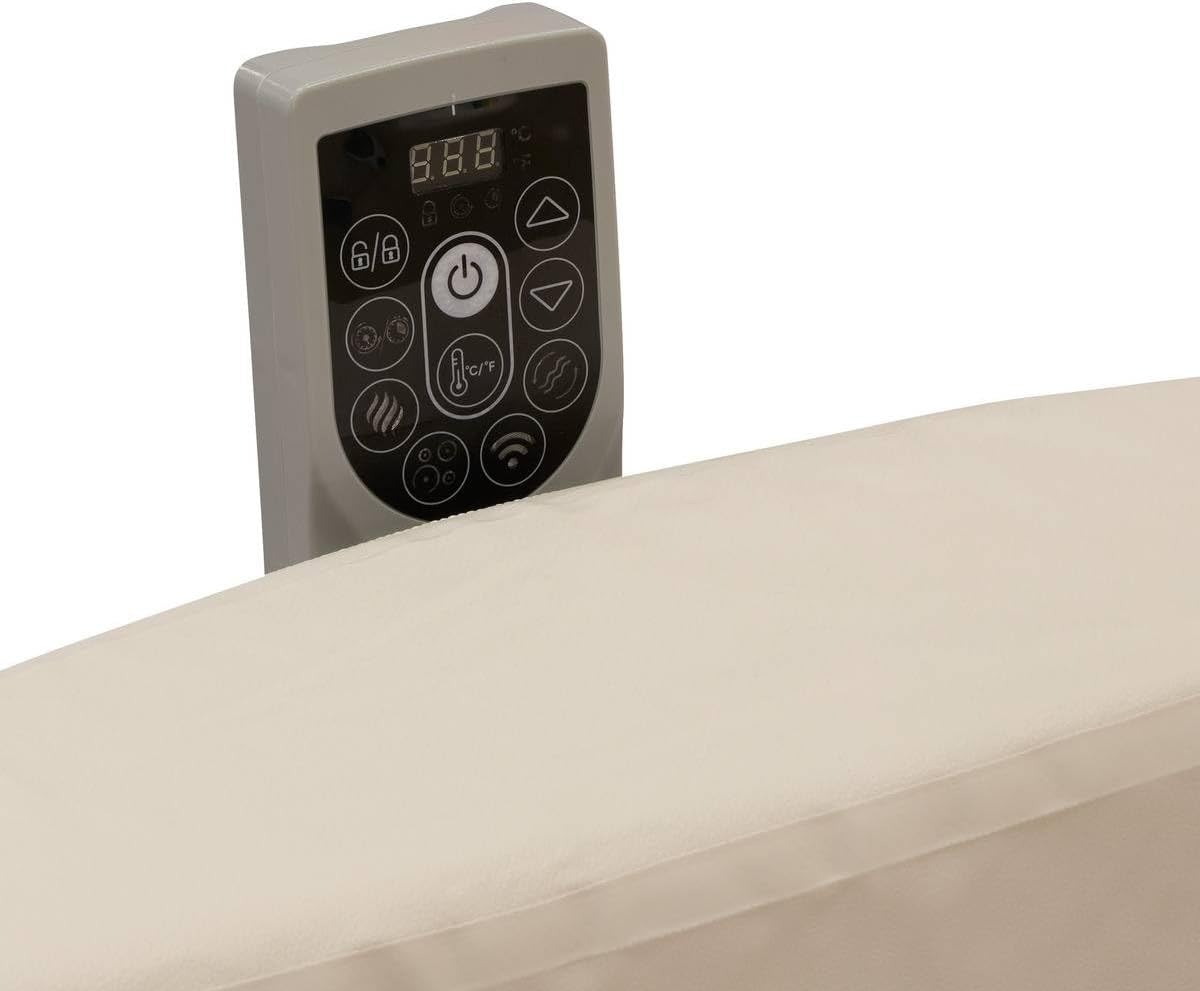 Hespéride - Spa Nordik Ø190 cm - 5-7 pers, 180 jets, WiFi connecté, effet bois