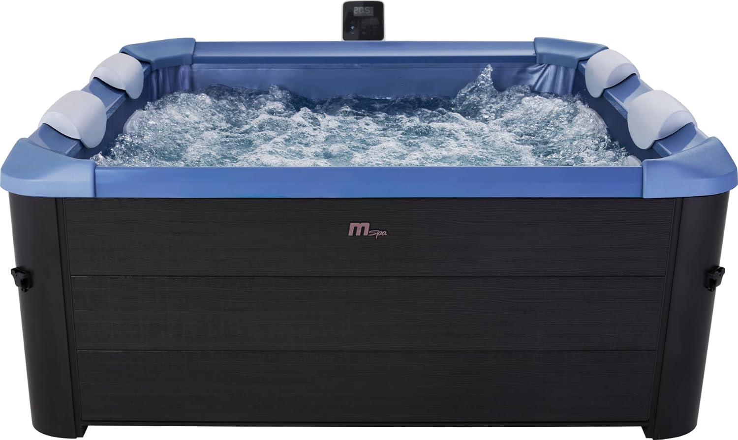 MSPA - Oslo Saphire - 160x160x65 cm - 6 pers, 120 jets massage, LED, chauffage, ozone, MSPA Oslo Saphire
