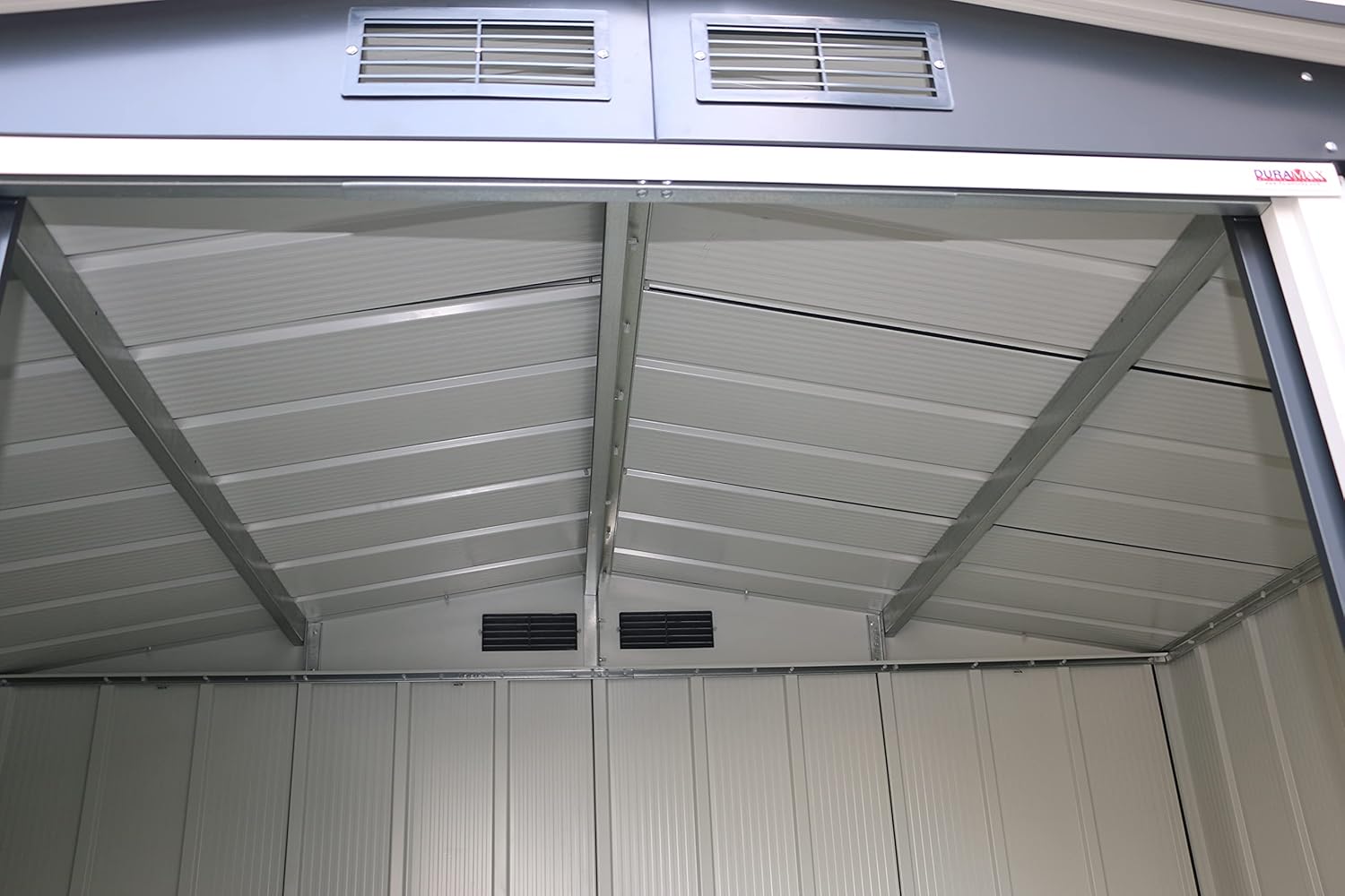 Duramax - ECO 8x8 - 5,89 m² - abri métal, toit renforcé, anthracite