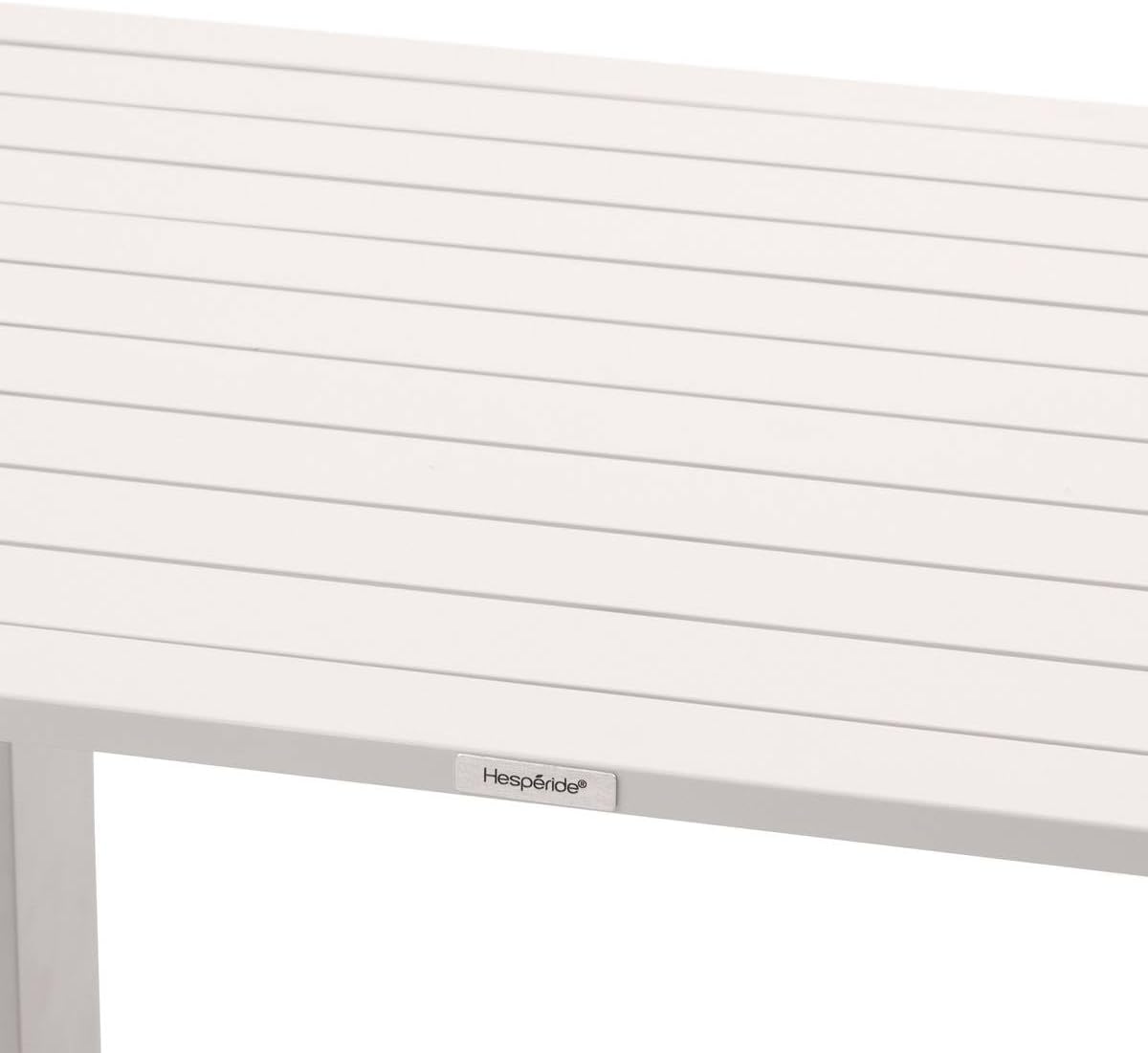 Hespéride - Salimia - 150x80 cm - table jardin relevable, alu, 6-8 pers