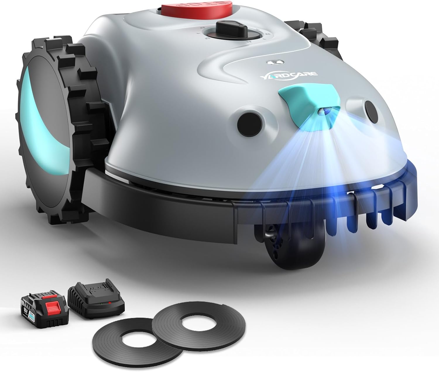 YARDCARE - robot tondeuse, navigation visuelle, coupe précise, V100