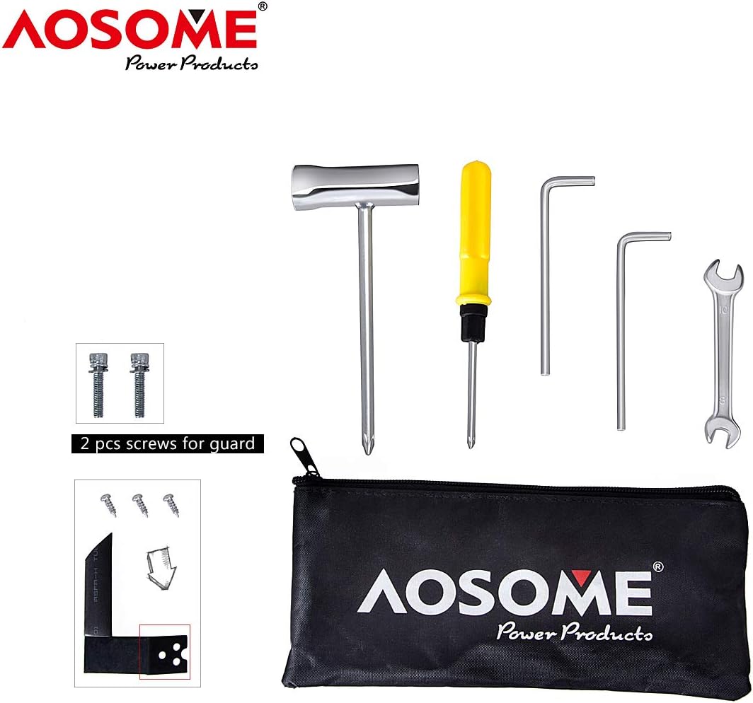 AOSOME - débroussailleuse multifonction 52cm³ 2.2kW, 5 en 1, moteur 3CV