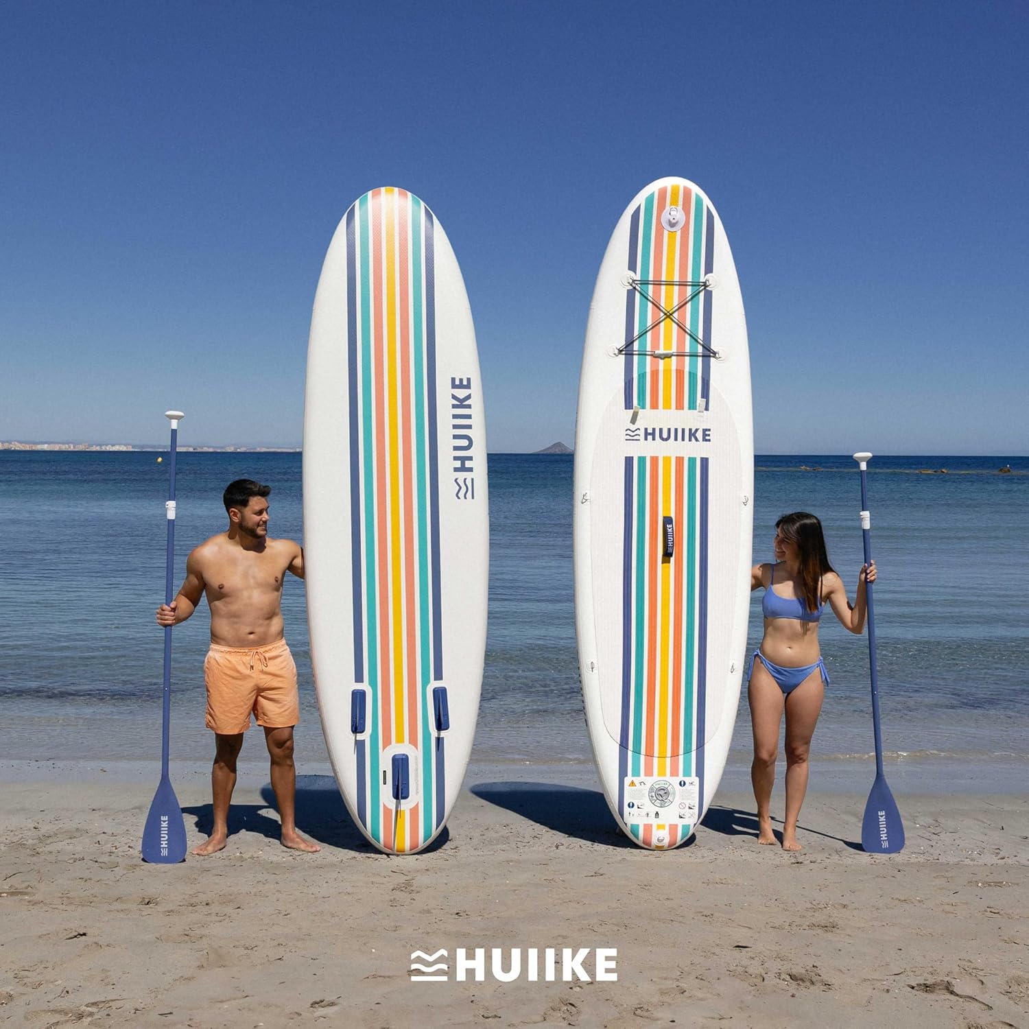 HUIIKE - Paddle gonflable adulte - 305x84x15cm - grande stabilité, accessoires inclus