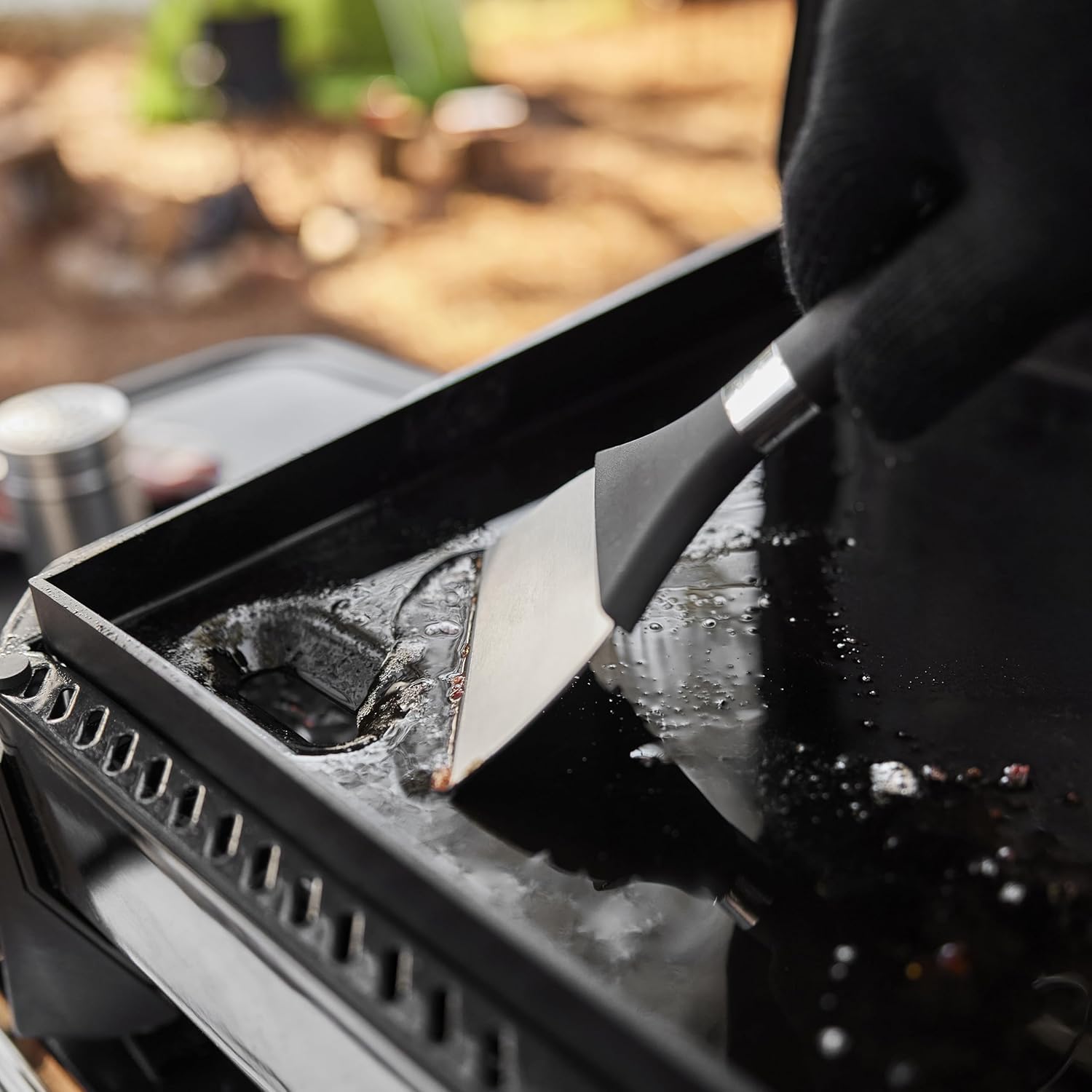 Weber - SLATE GP Premium - 43x41 cm - plancha émaillée, pieds réglables