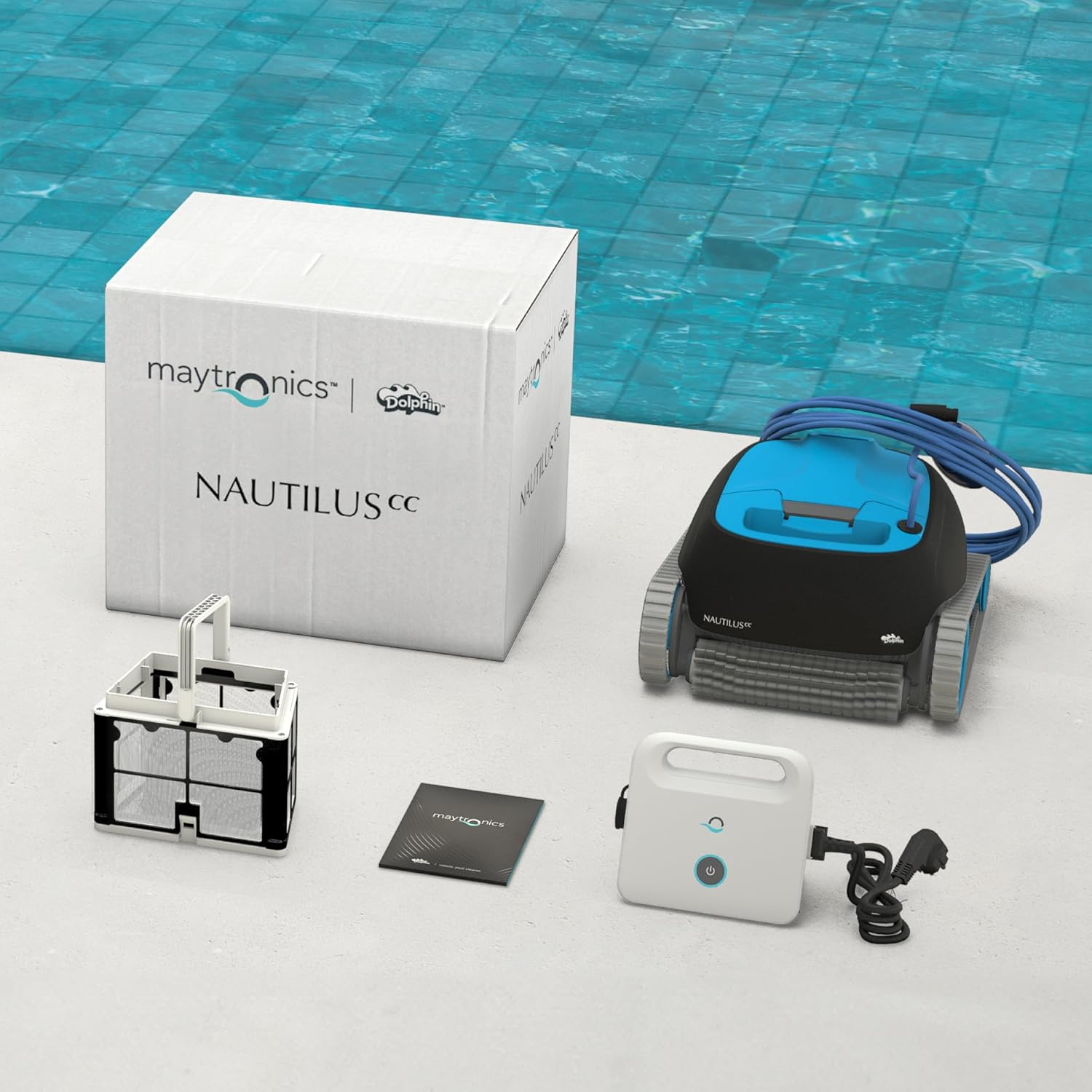 Dolphin - Nautilus CC - 10 m - Nettoie fond et parois, 120 min, éco-énergie