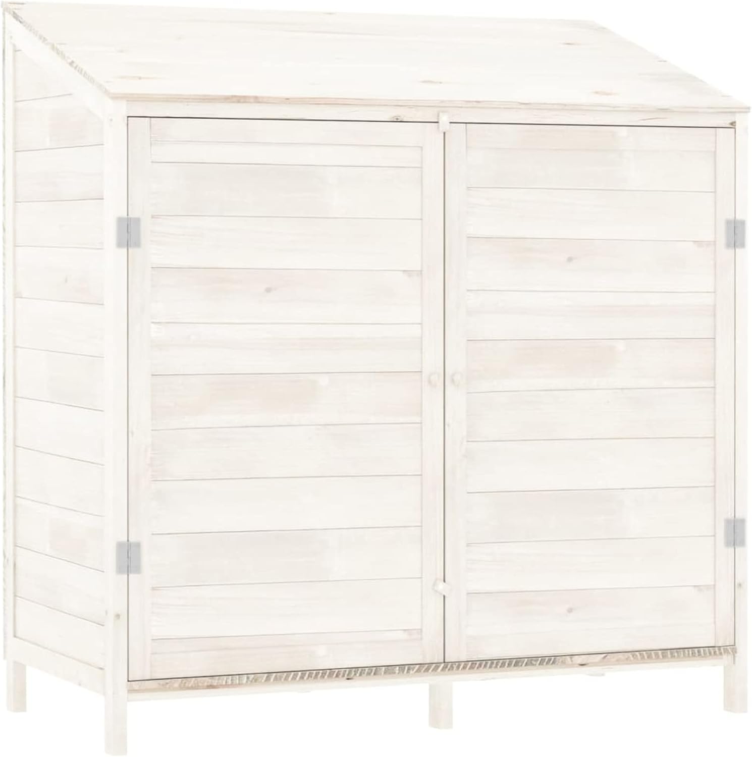 ShGaxin Abri de jardin, abris pour parcelles, abris de jardin, abri de jardin extérieur, maisons préfabriquées, bois d'épicéa massif blanc, 102 x 52 x 112 cm