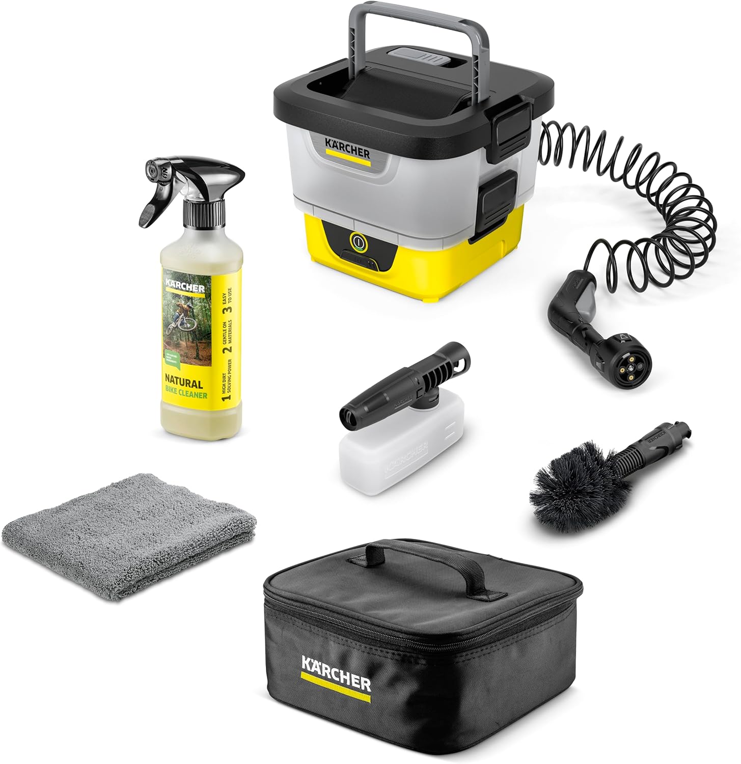 Kärcher - OC 4 kit vélo - 3,1 kg - 8L, 2L/min, batterie Li-ion